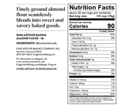 Almond flour nutrition facts